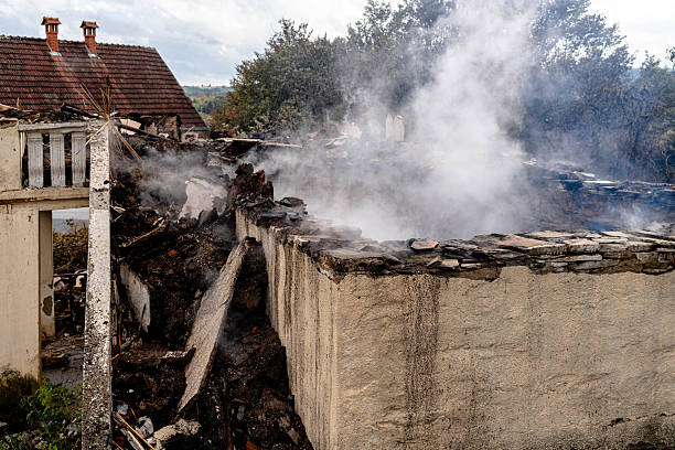 Professional Emergency Fire Cleanup technician working in Alexandria, KY